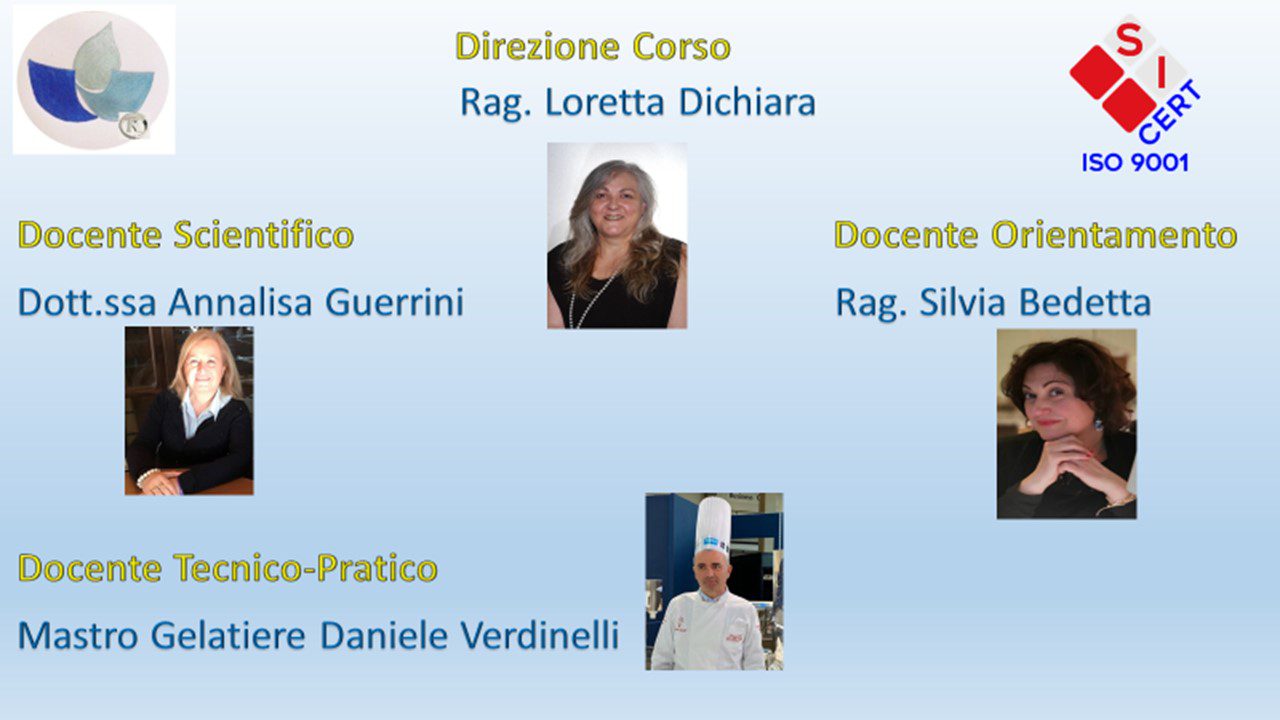 PROGETTO FORMATIVO “MASTRO GELATIERE” E CENA A TEMA